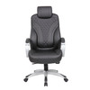 Boss Executive Hinged Arm Chair, Black B8871-BK